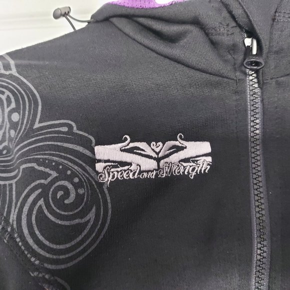 Speed & Strength Killer Queen Armored Motorcycle Hoodie - Picture 2 of 10